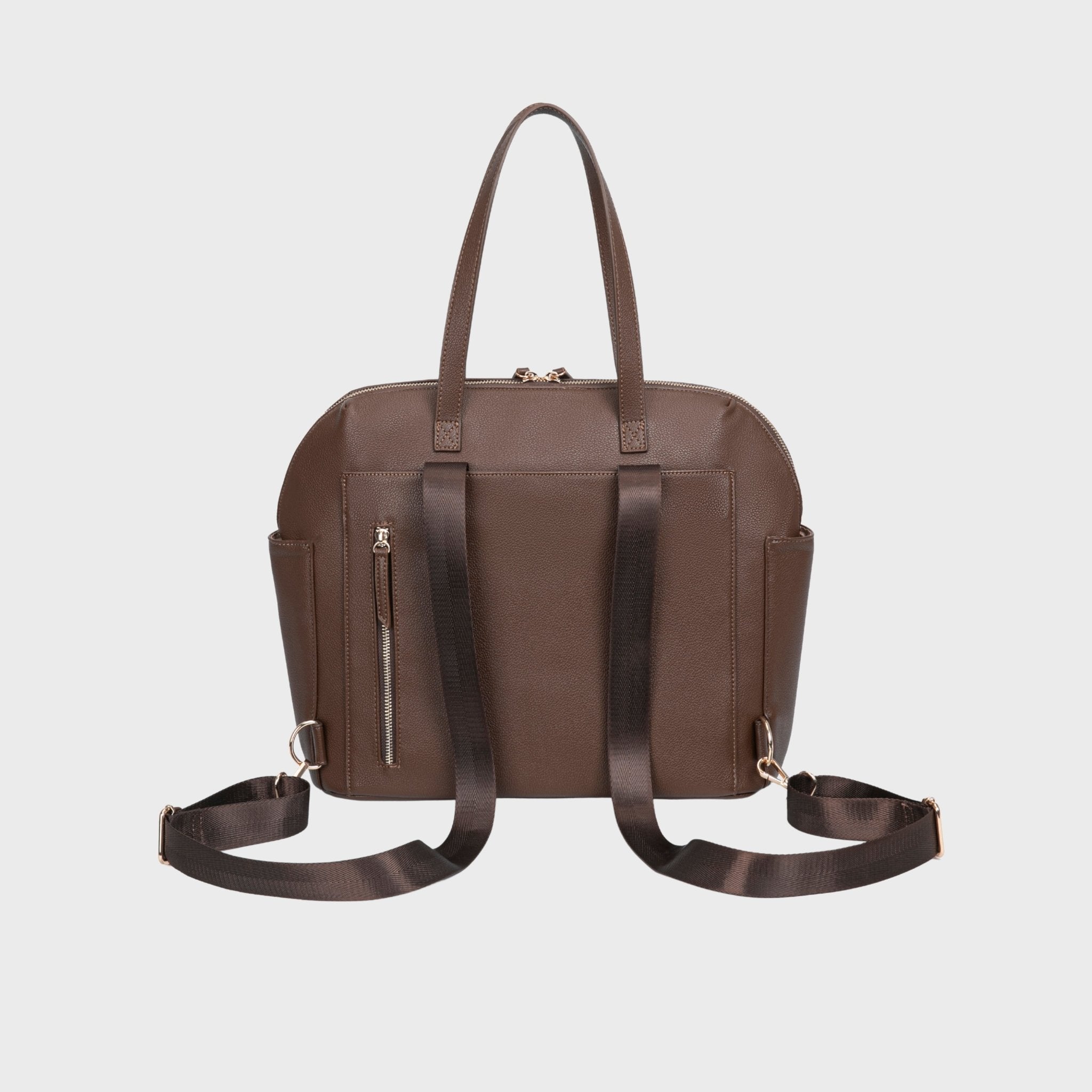 Chelsea Convertible Chocolate - Diaper Bag by Hannah and Henry USA