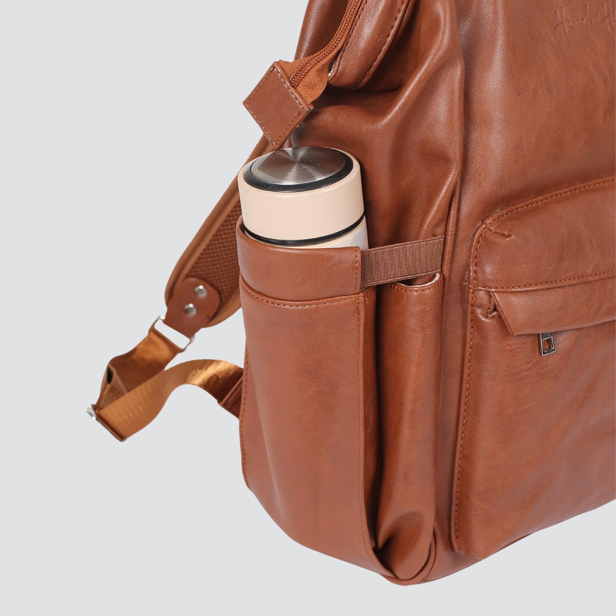 Vintage Diaper Backpack | Brown - Diaper Bag by Hannah and Henry USA