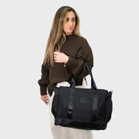 CHARLIE DIAPER TOTE BLACK - Hannah and Henry USA