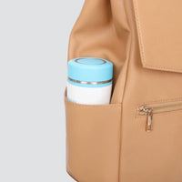 Classic Diaper Backpack Tan - Diaper Bag by Hannah and Henry USA