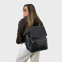 CLASSIC DIAPER BACKPACK BLACK - Hannah and Henry USA