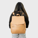 CLASSIC DIAPER BACKPACK TAN - Hannah and Henry USA