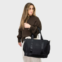 CHARLIE DIAPER TOTE BLACK - Hannah and Henry USA