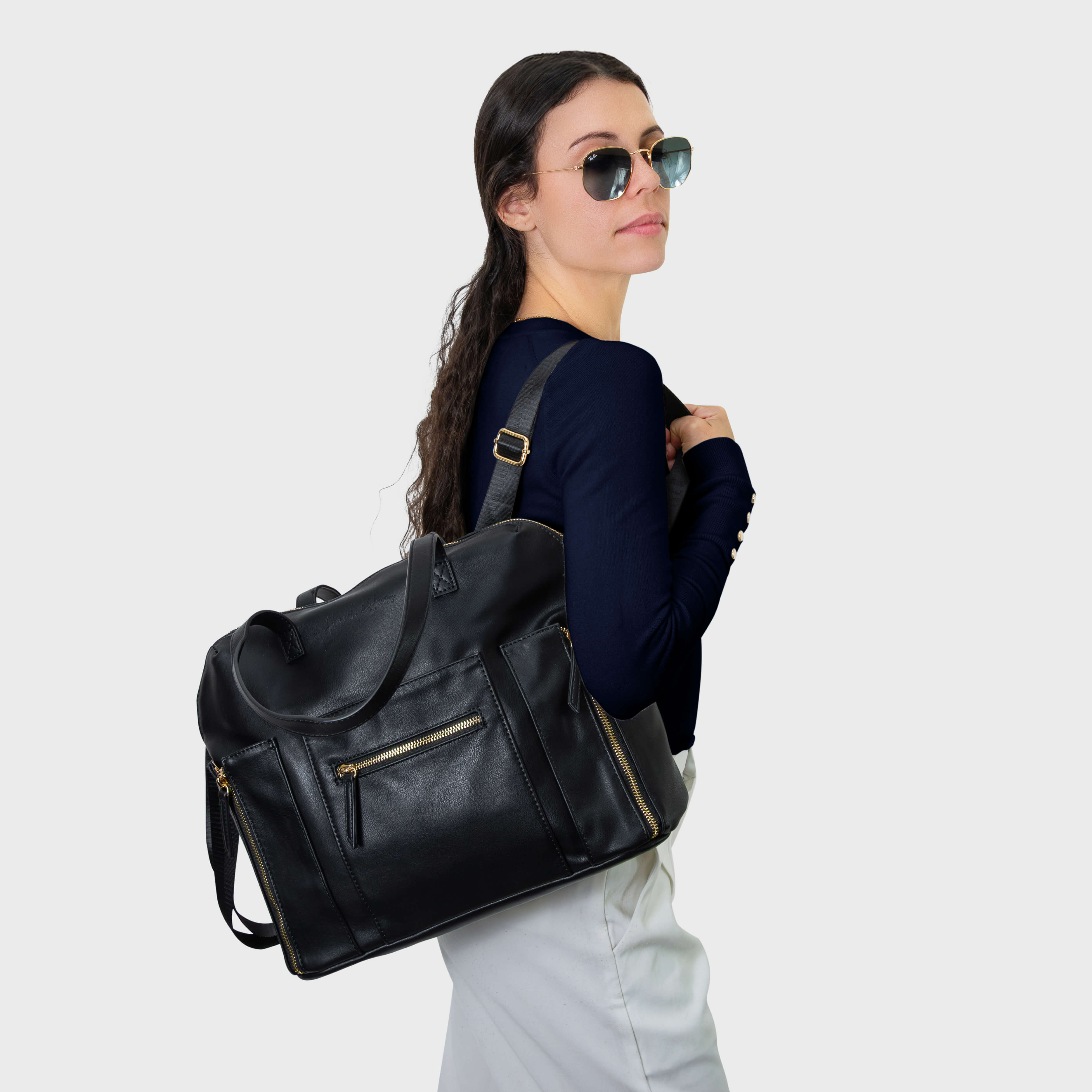 backpack for travel women baby Stylish Convertible Diaper Bag - Backpack to Tote - Best Designer Baby Bag - Vegan Leather