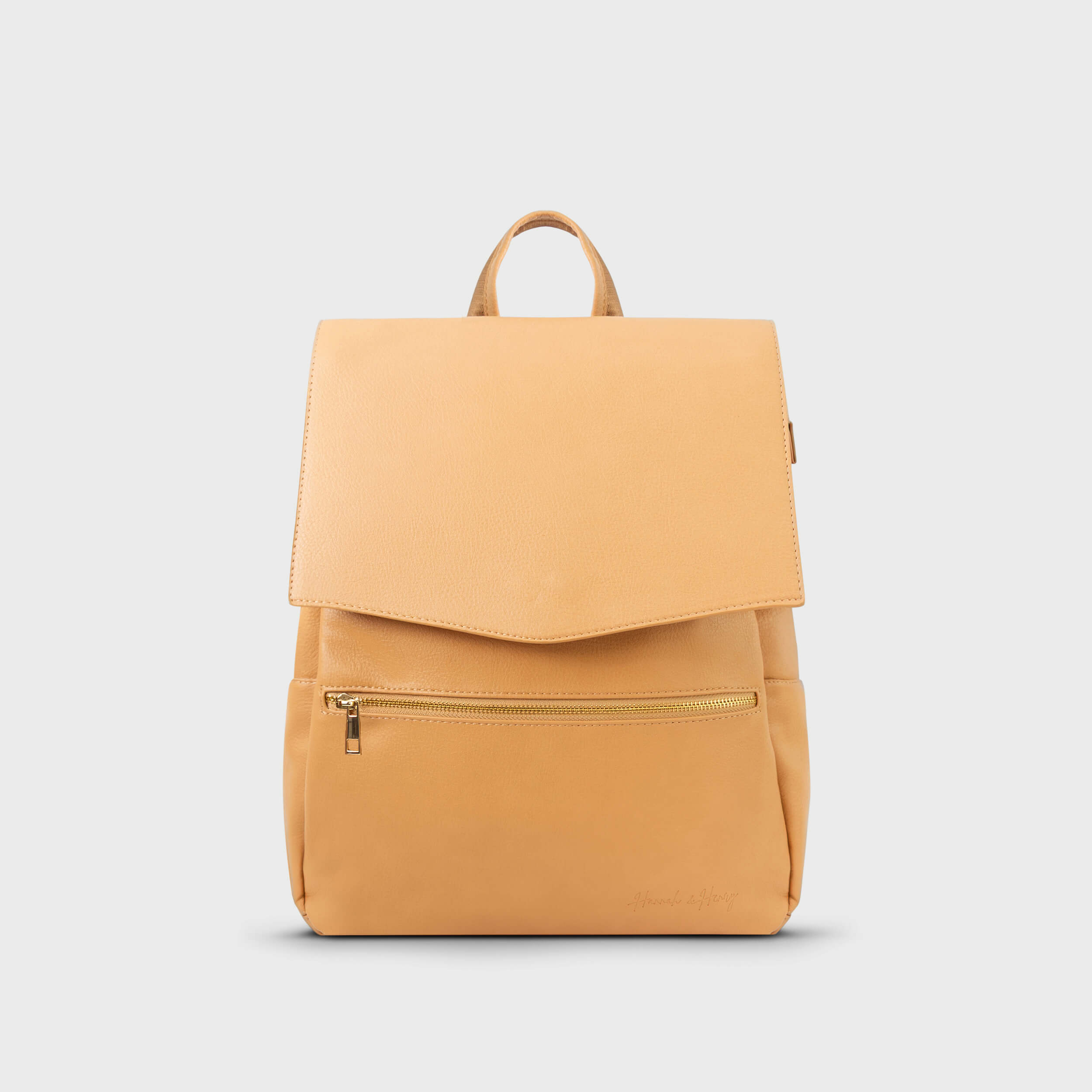 CLASSIC DIAPER BACKPACK TAN - Hannah and Henry USA