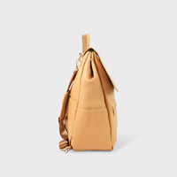 CLASSIC DIAPER BACKPACK TAN - Hannah and Henry USA