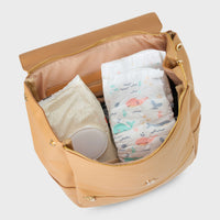 CLASSIC DIAPER BACKPACK TAN - Hannah and Henry USA