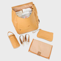 CLASSIC DIAPER BACKPACK TAN - Hannah and Henry USA