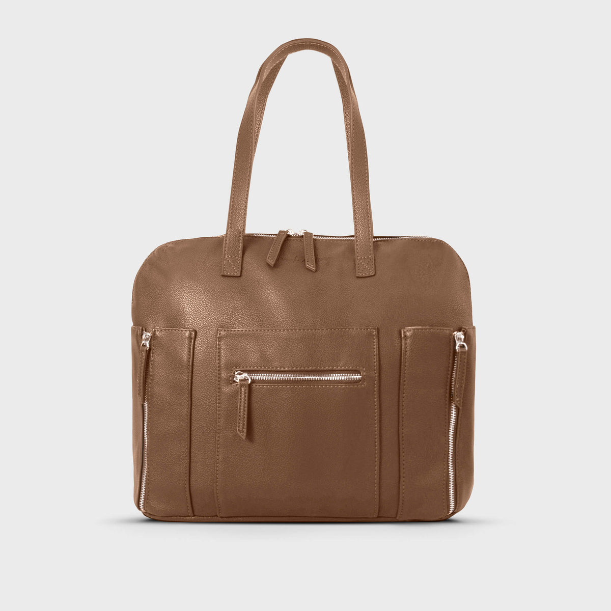convertible diaper backpack leather Cognac Mini Classic Bag II Experience the ultimate in baby essentials storage with our BabbleRoo Leather Diaper Bag Backpack Chocolate