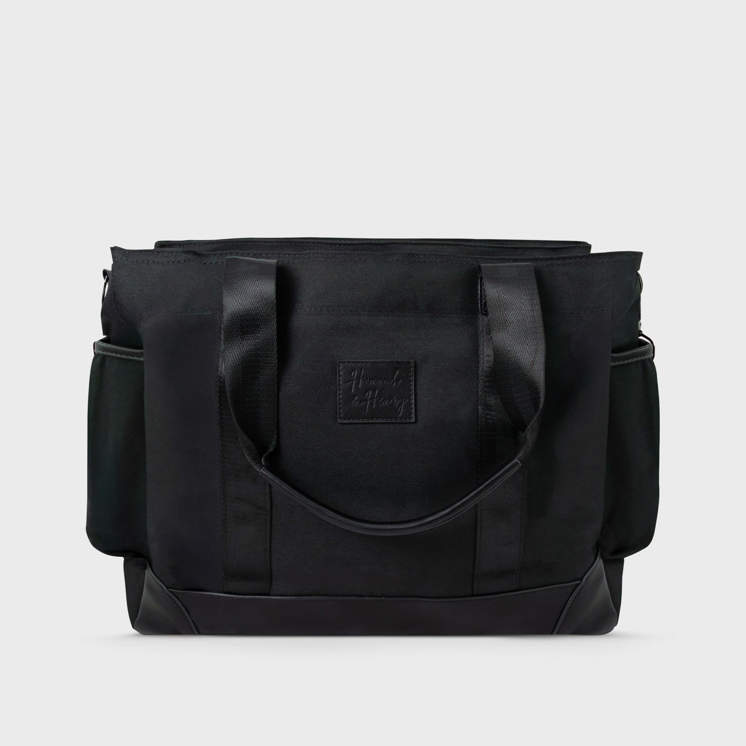 CHARLIE DIAPER TOTE BLACK - Hannah and Henry USA