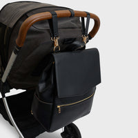 CLASSIC DIAPER BACKPACK BLACK - Hannah and Henry USA