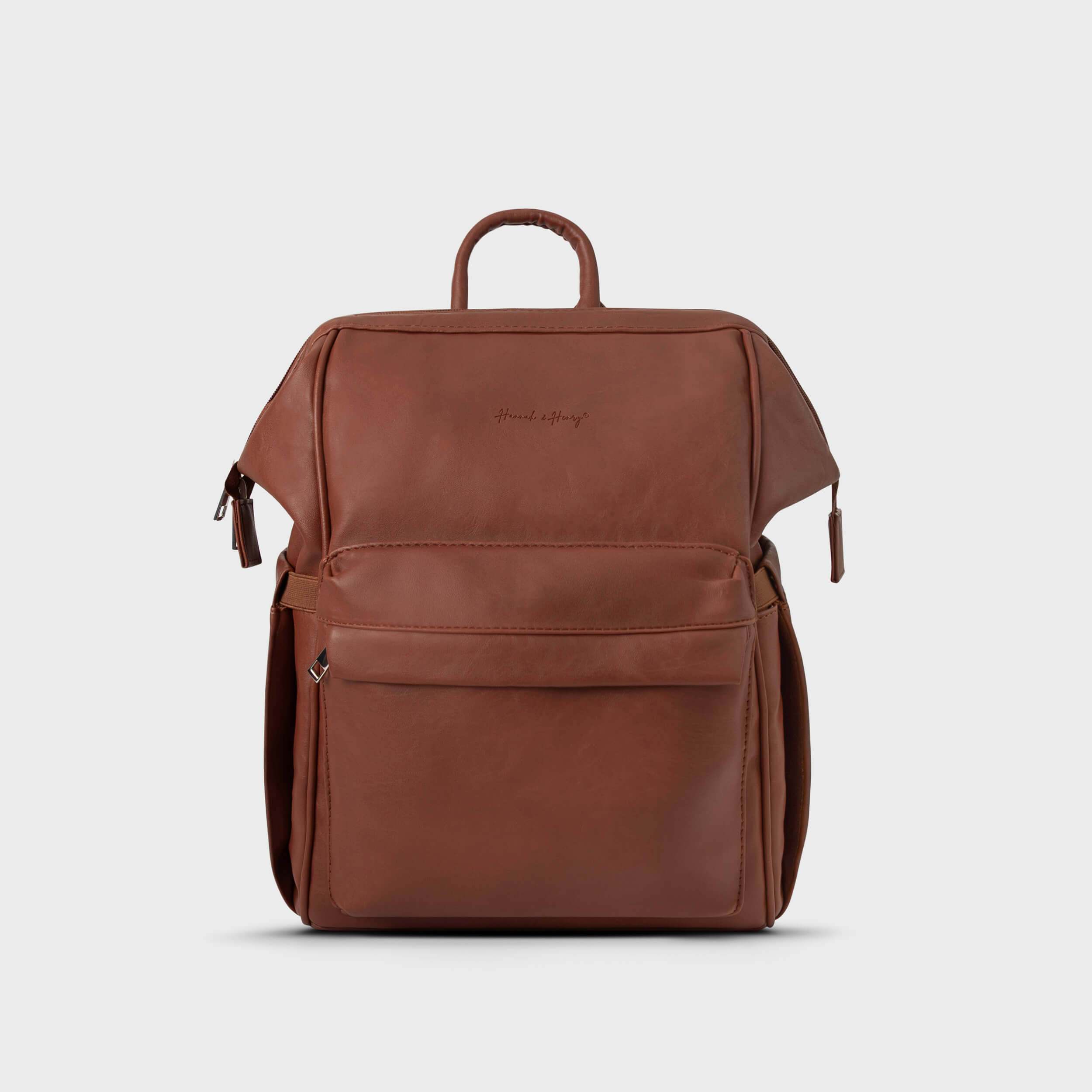baby bag backpack leather Vintage Diaper Bag Backpack | Best Vegan Leather Baby Bag | Comfortable Padded Straps