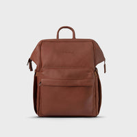 VINTAGE DIAPER BACKPACK BROWN - Hannah and Henry USA