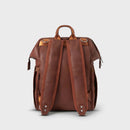 VINTAGE DIAPER BACKPACK BROWN - Hannah and Henry USA