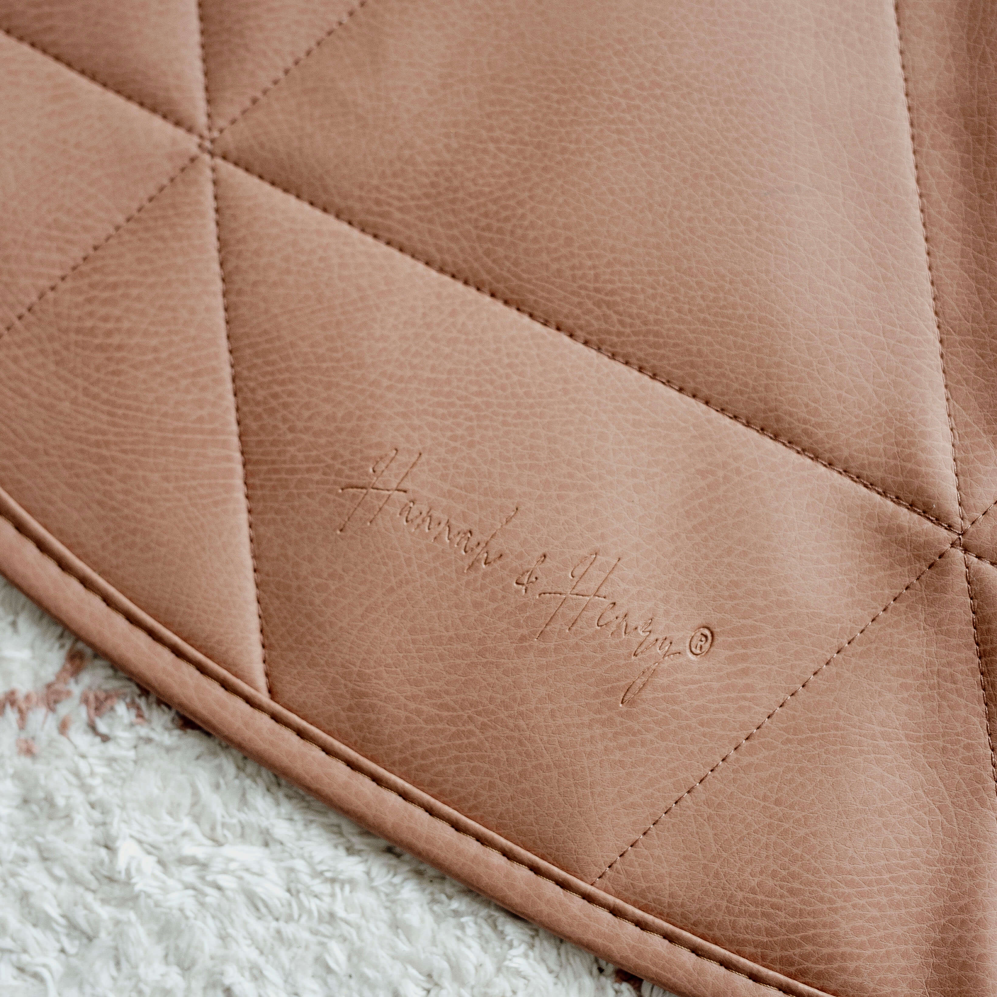 Quilted Play Mat | Brown - Hannah and Henry USA