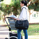 Charlie Diaper Tote Black - Diaper Bag by Hannah and Henry USA