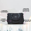 Charlie Diaper Tote Black - Diaper Bag by Hannah and Henry USA