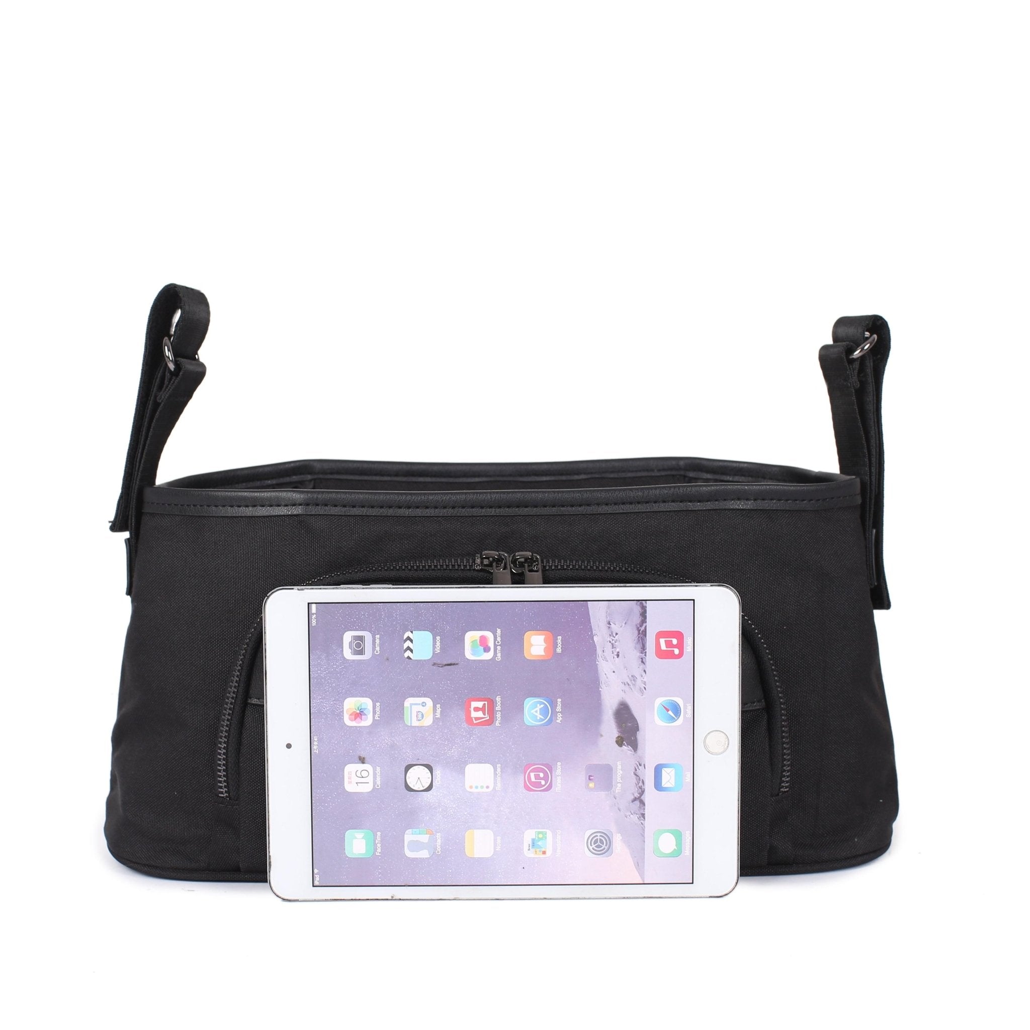 Charlie Stroller Caddy Black - Stroller Caddy by Hannah and Henry USA