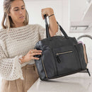 Chelsea Convertible Black - Diaper Bag by Hannah and Henry USA