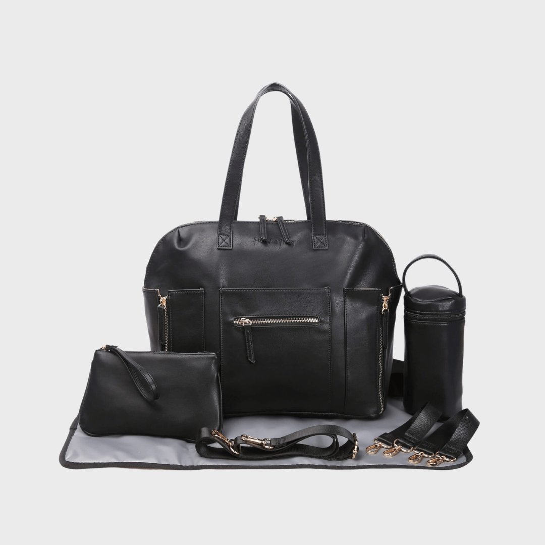 Chelsea Convertible | Black - Diaper Bag by Hannah and Henry USA