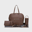 Chelsea Convertible Chocolate - Diaper Bag by Hannah and Henry USA