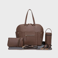 Chelsea Convertible Chocolate - Diaper Bag by Hannah and Henry USA