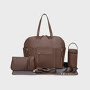 Chelsea Convertible Chocolate - Diaper Bag by Hannah and Henry USA