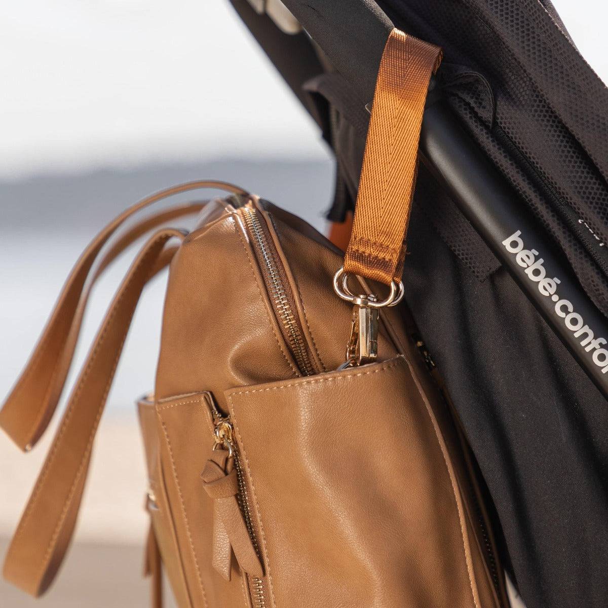 Chelsea Convertible | Tan - Diaper Bag by Hannah and Henry USA