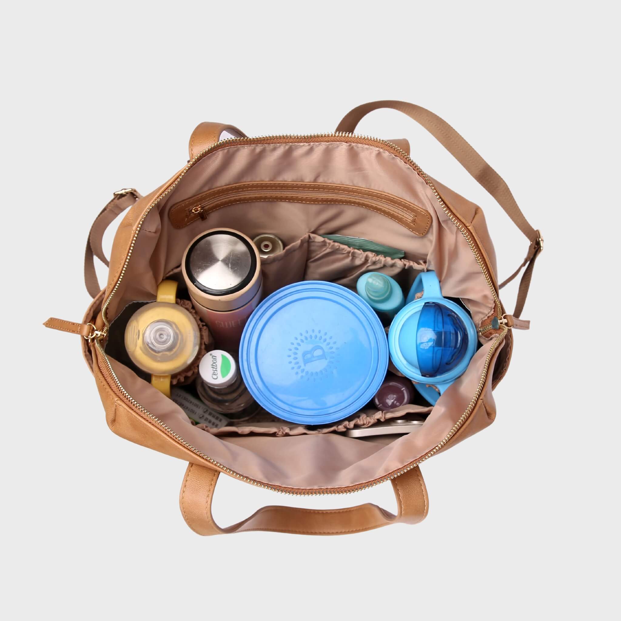 Chelsea Convertible | Tan - Diaper Bag by Hannah and Henry USA