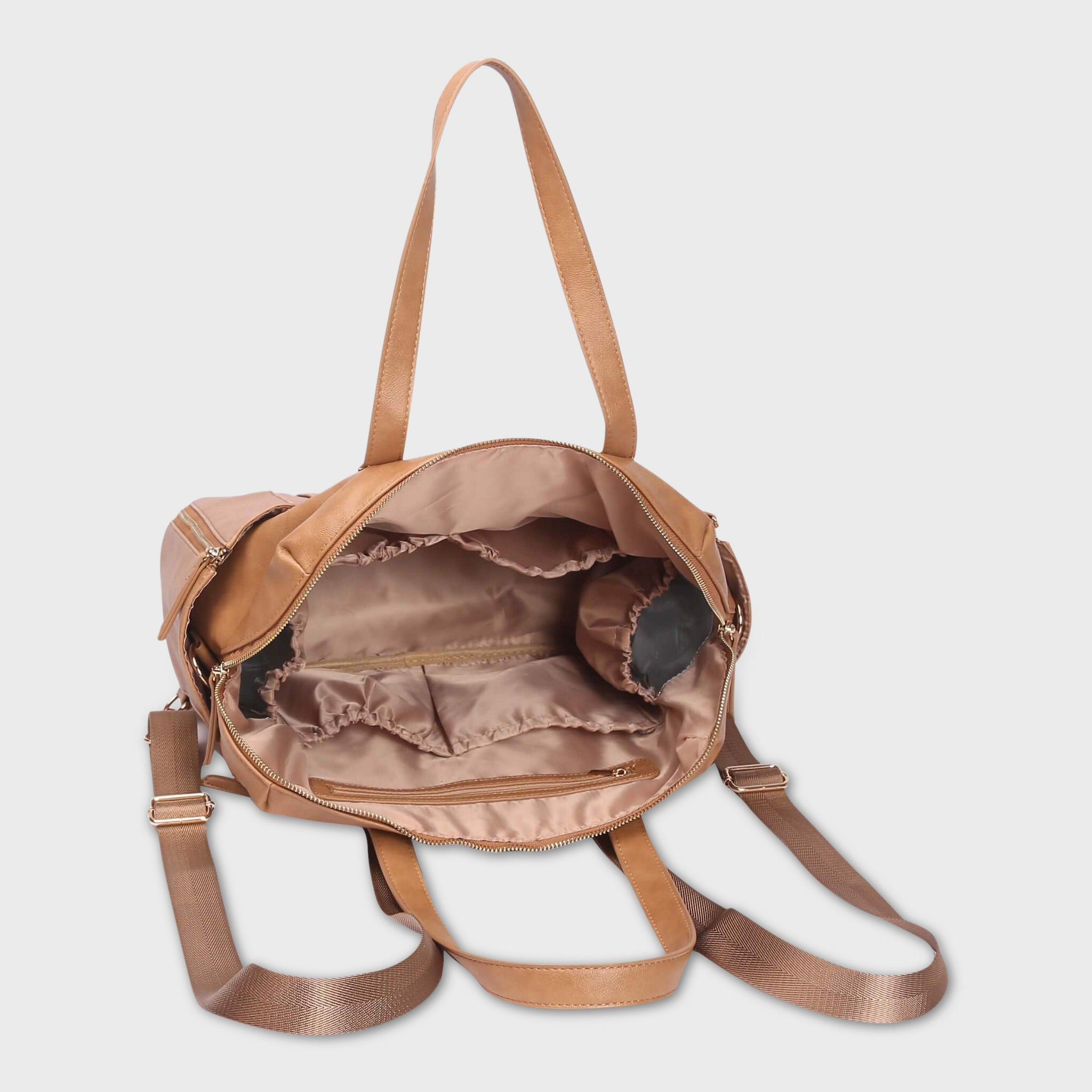 Chelsea Convertible Diaper Bag | Backpack to Tote | Vegan Leather