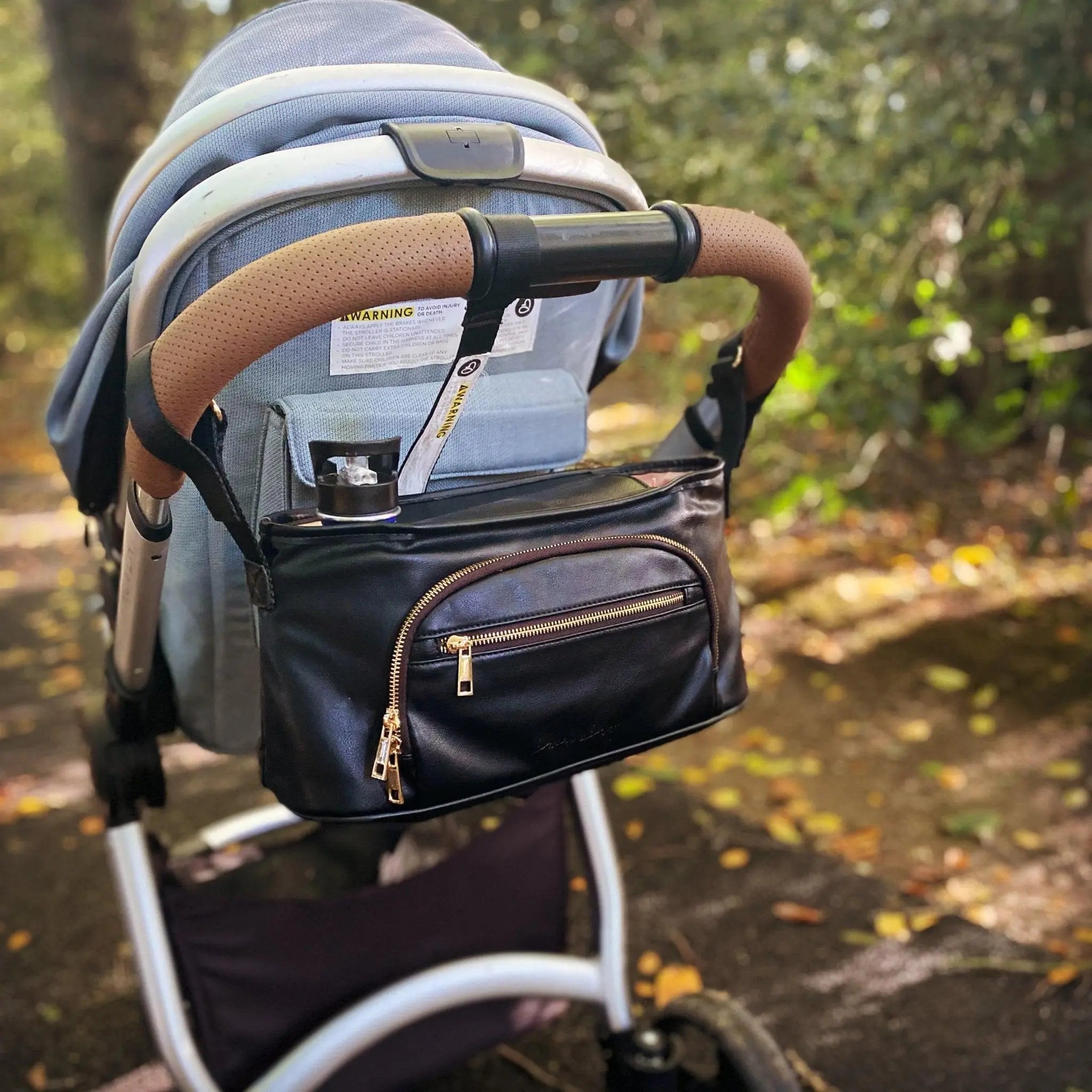 Chloe Stroller Caddy Black - Stroller Caddy by Hannah and Henry USA