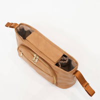 Chloe Stroller Caddy Tan - Stroller Caddy by Hannah and Henry USA