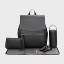 Classic Diaper Backpack Black - Diaper Bag by Hannah and Henry USA