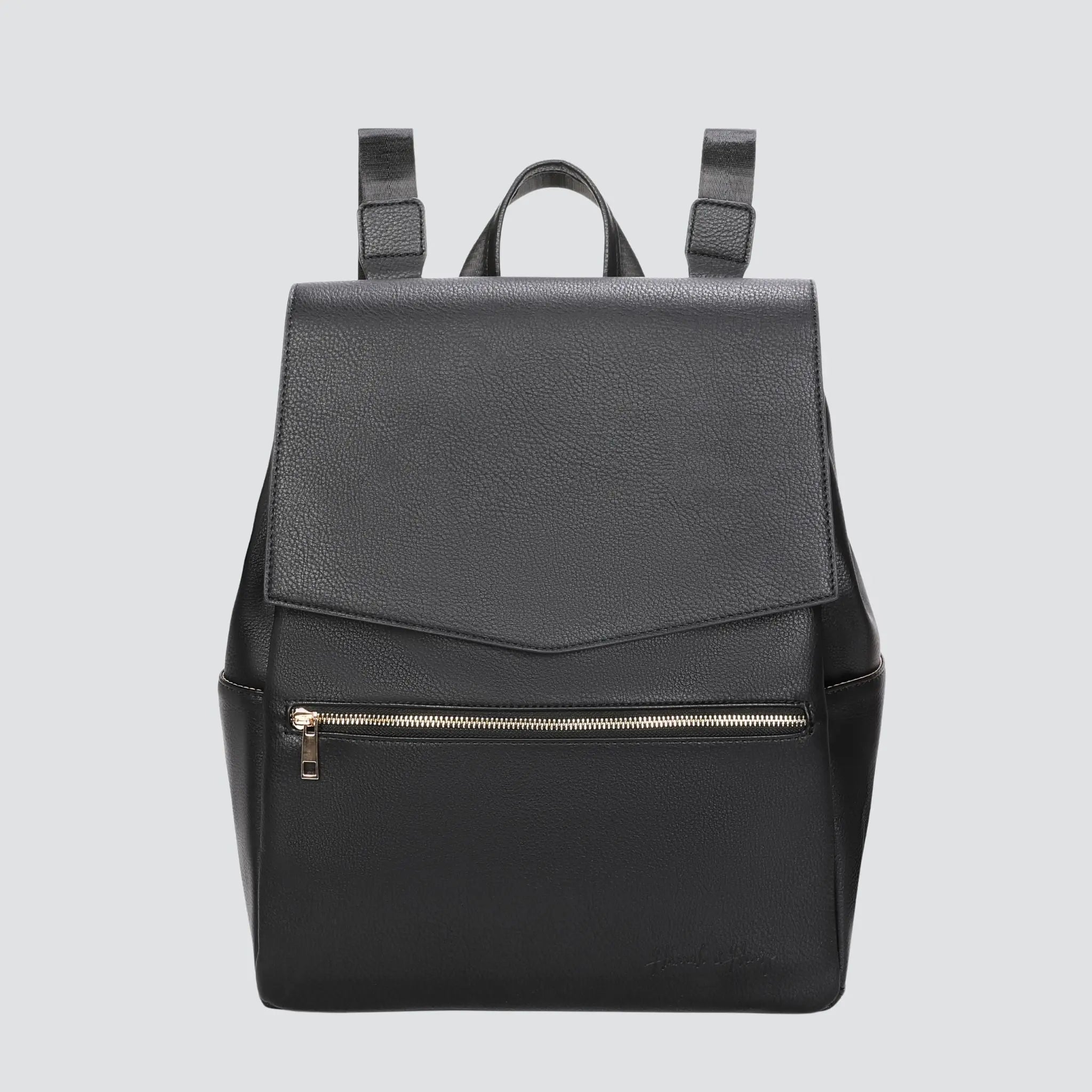 Classic Diaper Backpack Black - Diaper Bag by Hannah and Henry USA