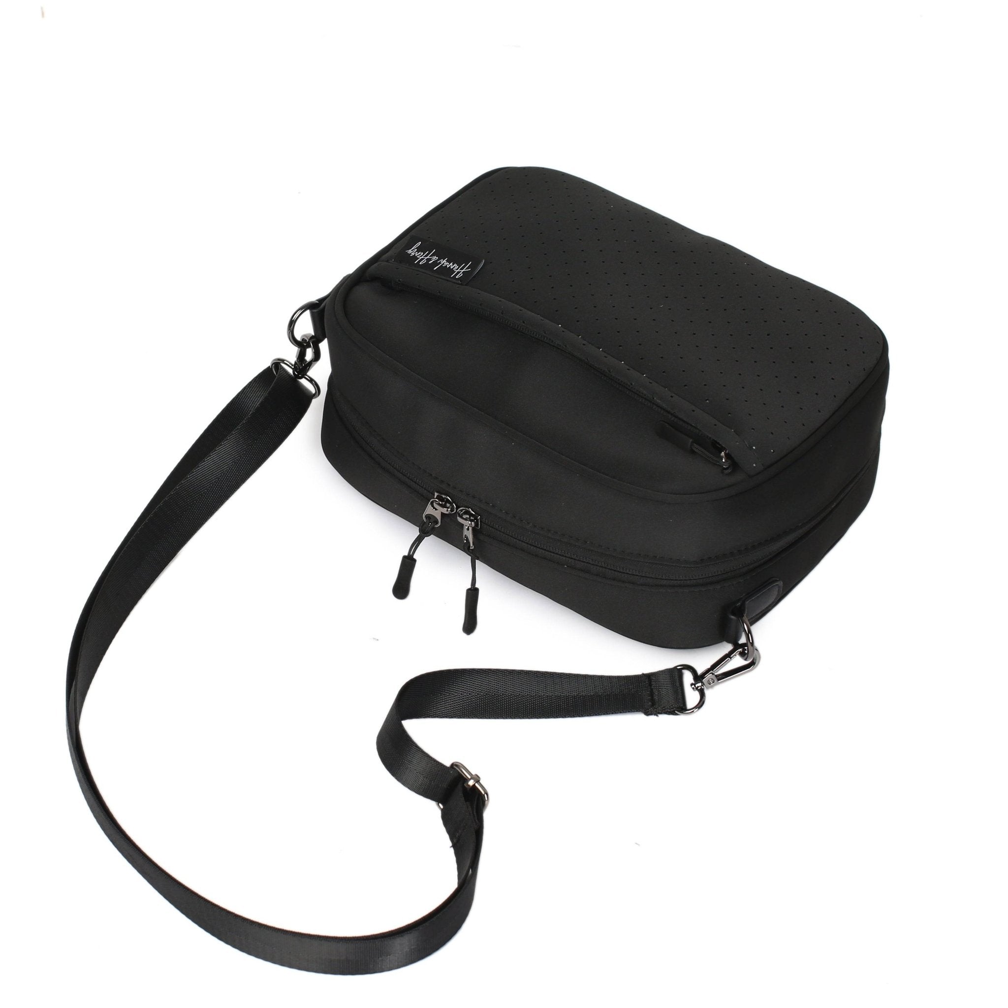 Cleo Diaper Clutch Black - Diaper Clutch by Hannah and Henry USA