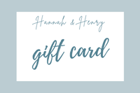 Gift Card - Gift Card by Hannah and Henry USA