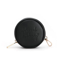 Pacifier Holder | Black | Vegan Leather - Pacifier Holder by Hannah and Henry USA