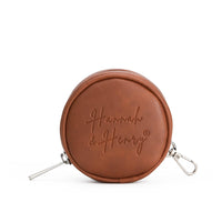 Pacifier Holder | Brown | Vegan Leather - Pacifier Holder by Hannah and Henry USA