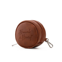 Pacifier Holder | Brown | Vegan Leather - Pacifier Holder by Hannah and Henry USA
