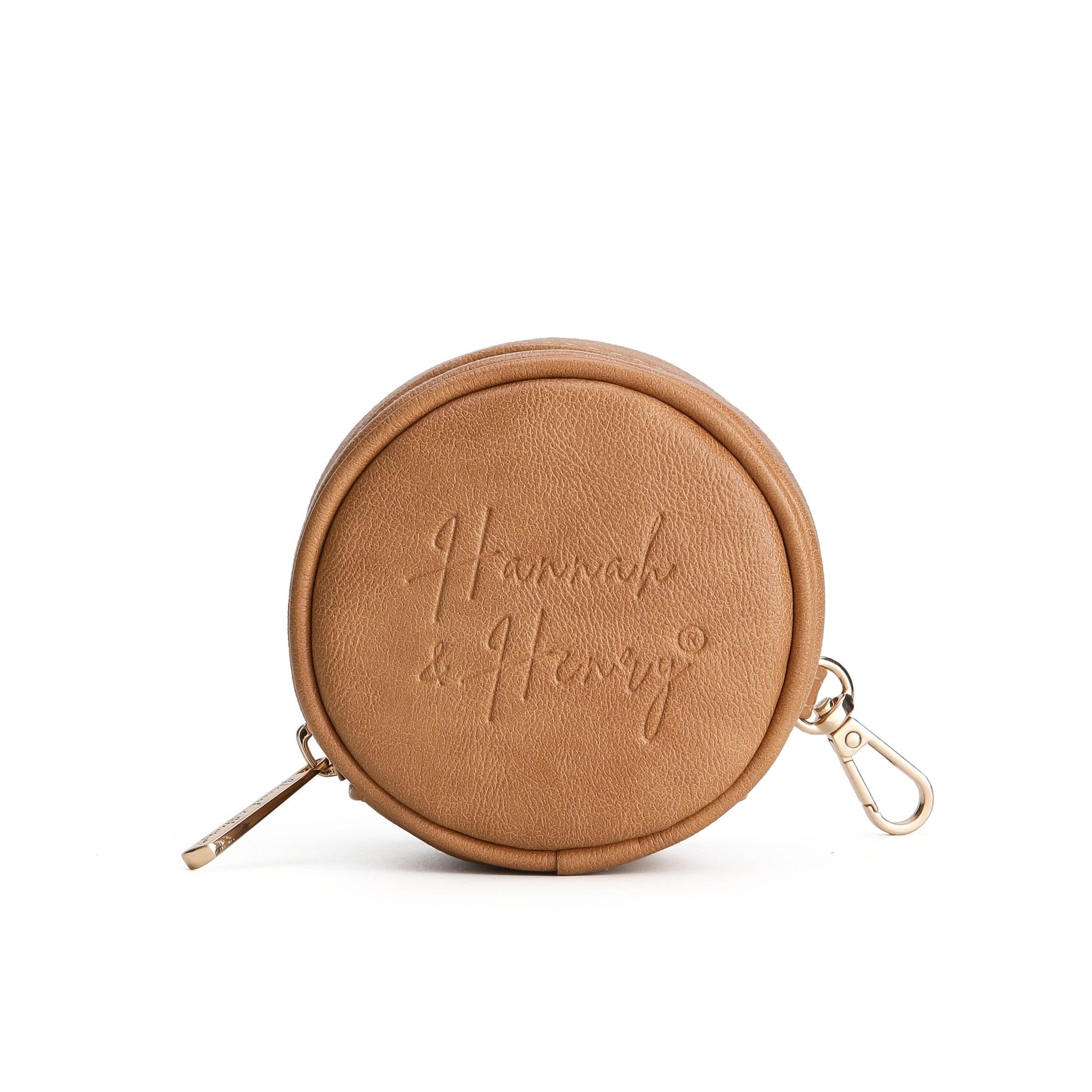 Pacifier Holder | Tan | Vegan Leather