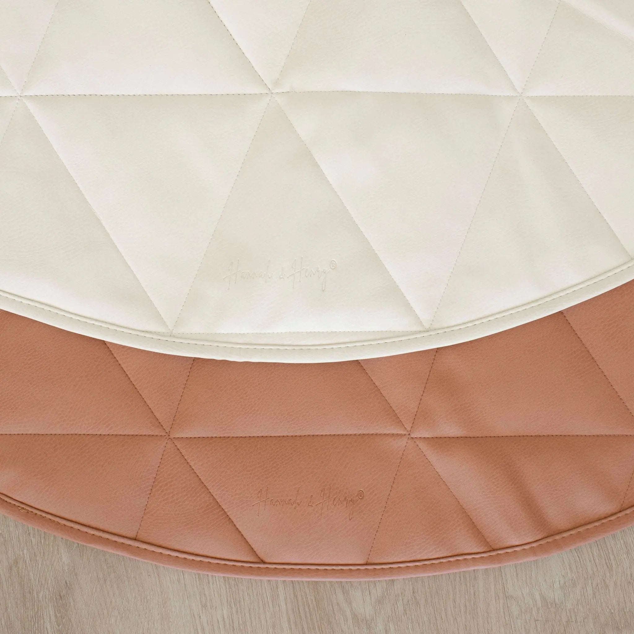 Quilted Play Mat | Brown Baby Play Mat Hannah and Henry USA