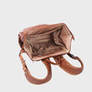 Vintage Diaper Backpack Brown - Diaper Bag by Hannah and Henry USA