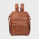 Vintage Diaper Backpack Brown - Diaper Bag by Hannah and Henry USA
