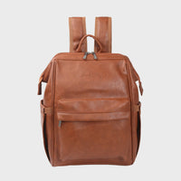 Vintage Diaper Backpack Brown - Diaper Bag by Hannah and Henry USA